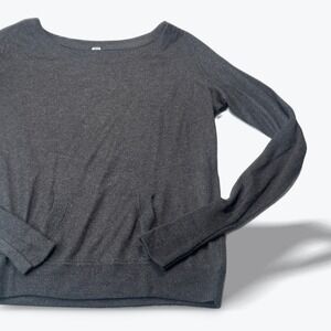 Lululemon Cashmere Cashlu Pullover Front Pocket Thumbholes Boolux Womens 6